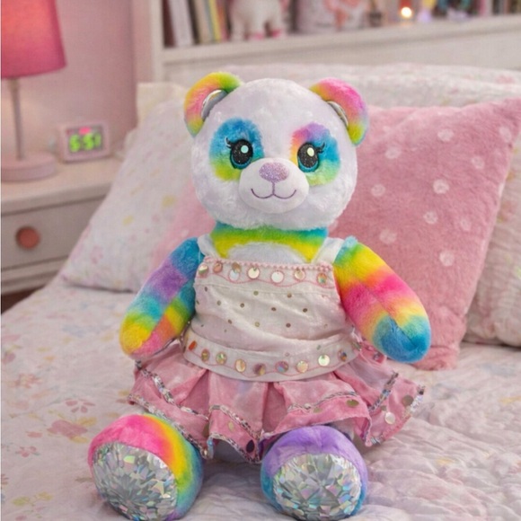 Build-A-Bear Other - BUILD A BEAR Rainbow Friends Panda Prism Eyes and Feet So Soft!